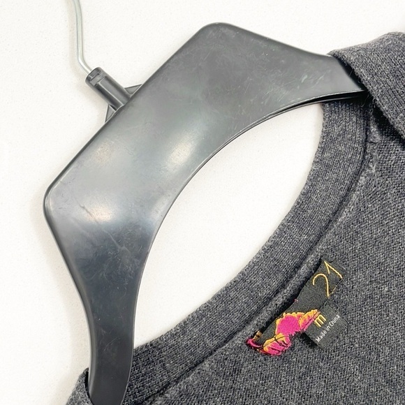 Forever 21 gray sleeveless knit cardigan - Picture 3 of 4